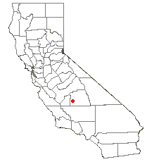 Location of Tipton, California