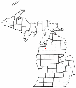 Location of Kingsley, Michigan