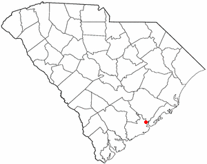 Location of North Charleston, South Carolina