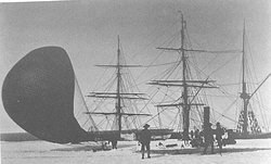 During the Discovery expedition, Shackleton made the first balloon flight over Antarctica