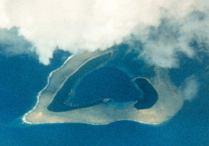 An atoll in the western 