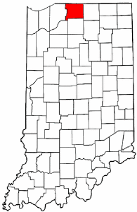 Image:Map of Indiana highlighting St. Joseph County.png