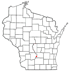 Location of Merrimac, Wisconsin