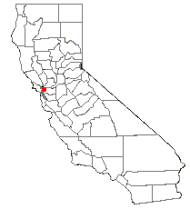 Location of Richmond, California
