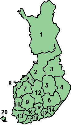 Regions of Finland