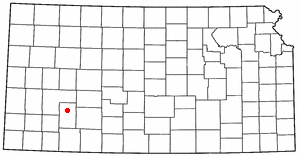 Location of Ingalls, Kansas
