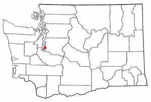 Location of Vashon Island, Washington