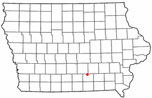 Location of Lovilia, Iowa