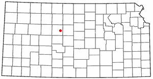 Location of Victoria, Kansas
