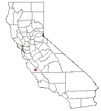 Location of San Ardo, California