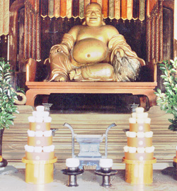 Statue of Hotei from  in 
