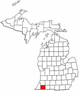 Image:Map of Michigan highlighting Cass County.png