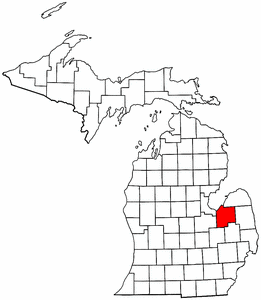 Image:Map of Michigan highlighting Tuscola County.png