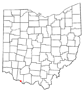 Location of Ripley, Ohio