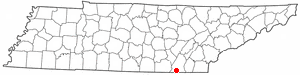 Location of Ridgeside, Tennessee