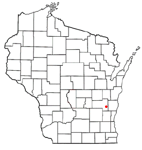 Location of Osceola, Wisconsin