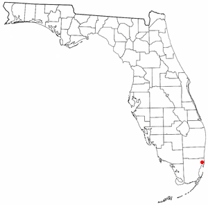 Location of Pinewood, Florida