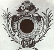Italian design for a cartouche frame, 16th century