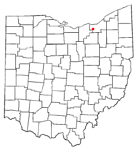 Location of Berea, Ohio