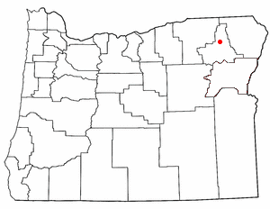 Location of Summerville, Oregon