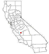 Location of Huron, California