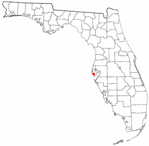 Location of Treasure Island, Florida