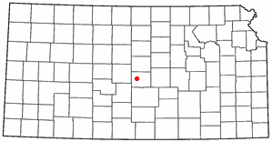 Location of Chase, Kansas