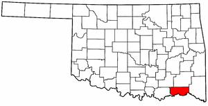 Image:Map of Oklahoma highlighting Choctaw County.png