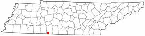 Location of St. Joseph, Tennessee