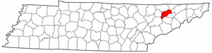 Image:Map of Tennessee highlighting Grainger County.png