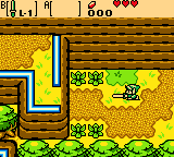 Link at the beginning of his journey through the land of Labrynna.
