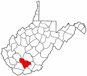 Image:Map of West Virginia highlighting Raleigh County.png