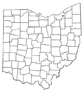 Location of Highland Hills, Ohio