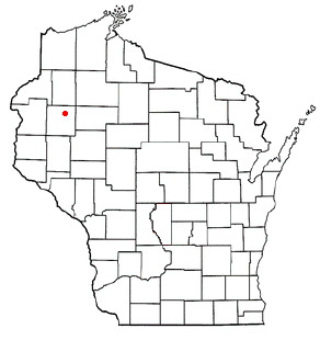 Location of Rice Lake, Wisconsin
