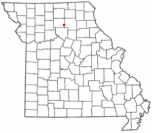Location of Bucklin, Missouri