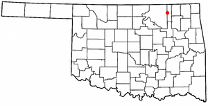 Location of Bartlesville, Oklahoma