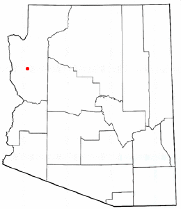 Location of Kingman, Arizona