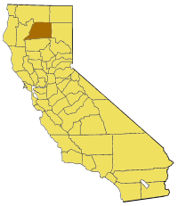Image:California map showing Shasta County.png