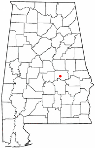 Location of Wetumpka, Alabama
