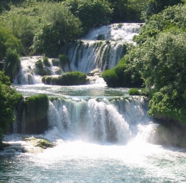 Waterfalls on Krka