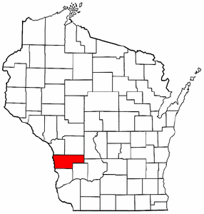 Image:Map of Wisconsin highlighting Vernon County.png
