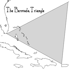 Map of Bermuda Triangle