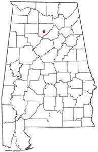 Location of DodgeCity, Alabama