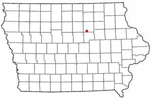 Location of Aplington, Iowa