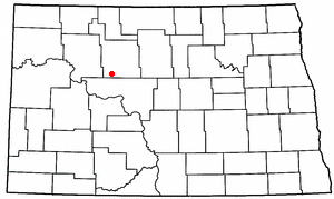 Location of Ryder, North Dakota
