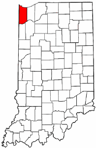 Image:Map of Indiana highlighting Lake County.png