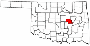 Image:Map of Oklahoma highlighting Okfuskee County.png