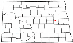 Location of Binford, North Dakota