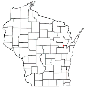 Location of Pulaski, Wisconsin