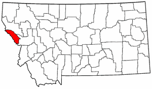 Image:Map of Montana highlighting Mineral County.png